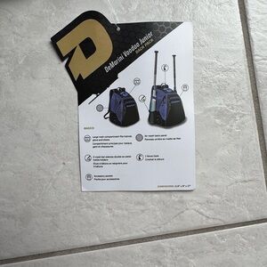 DeMarini Voodoo Junior Backpack - Black and Blue